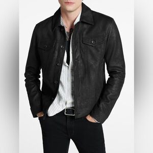$698 NWT Brand New John Varvatos Andrew Trucker Jacket Size EU 48 USA 38
